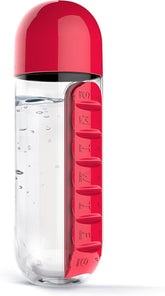 Pills Organizer with Water Bottle