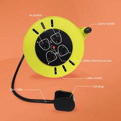 Heavy-Duty Retractable Extension Cord