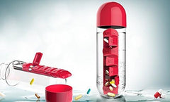 Pills Organizer with Water Bottle
