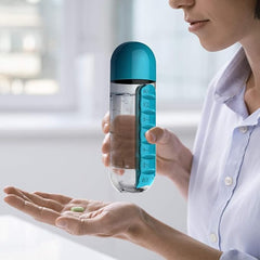 Pills Organizer with Water Bottle