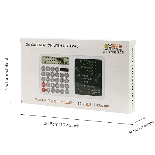 2-in-1 Calculator with LCD