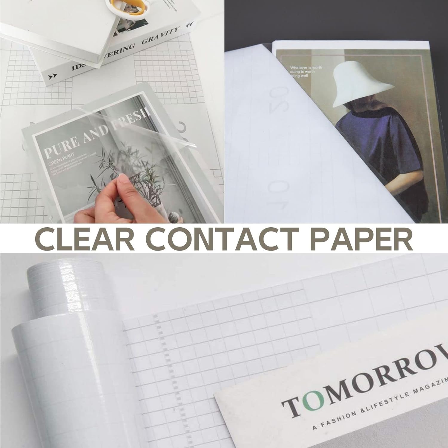 Clear Contact Paper Kitchen Oil Proof Waterproof Wallpaper