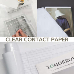 Clear Contact Paper Kitchen Oil Proof Waterproof Wallpaper