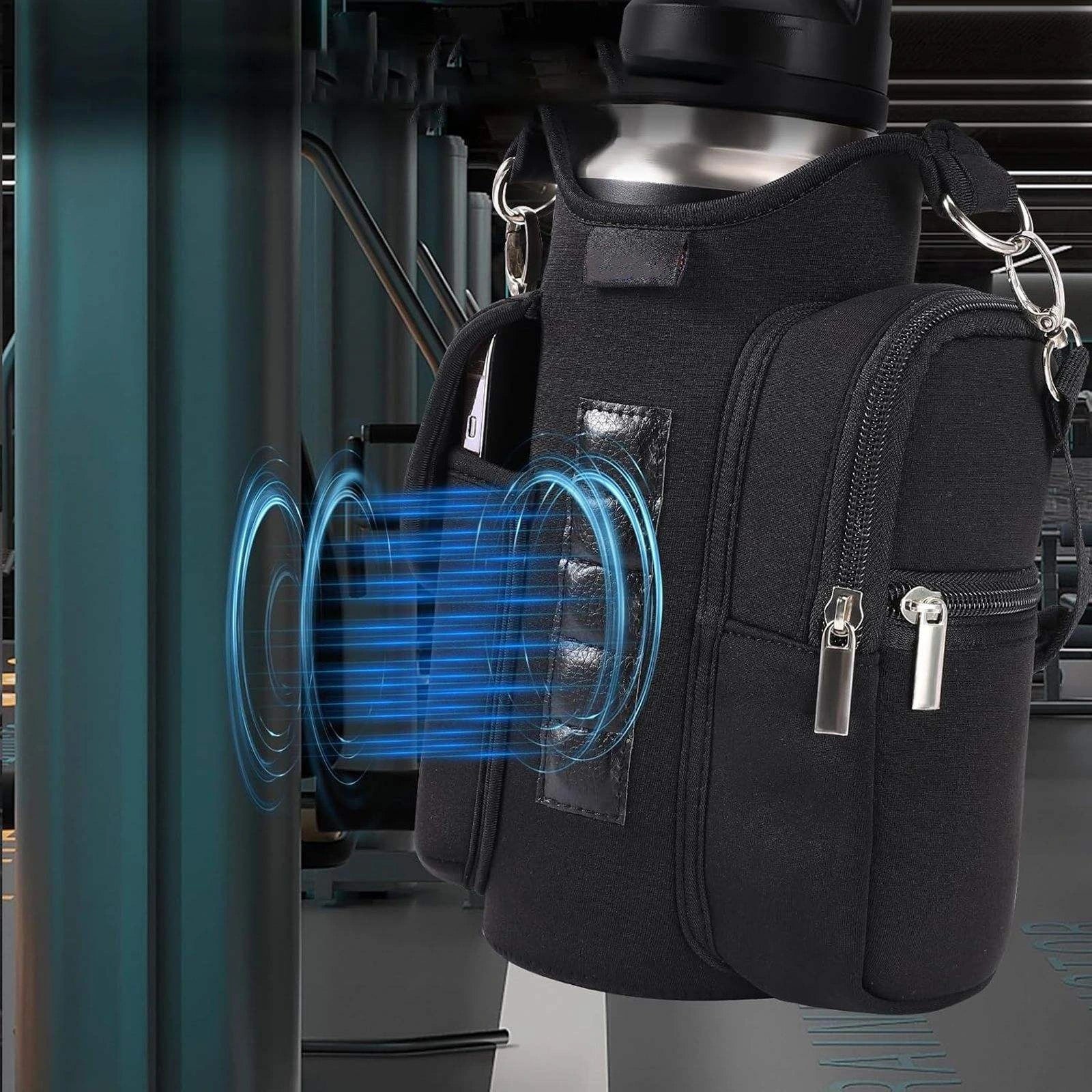 Magnetic Gym & Sports Sling Bag (Without Bottle)