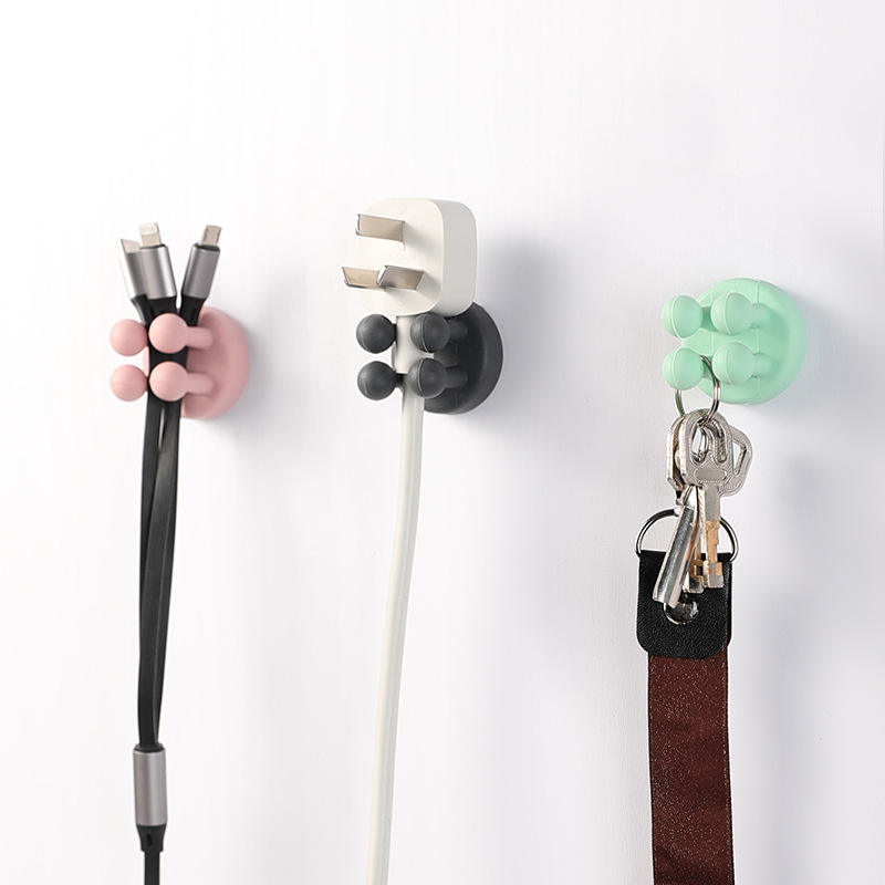 Self-adhesive Silicone Hook Holders