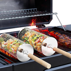 Rolling Grill Basket