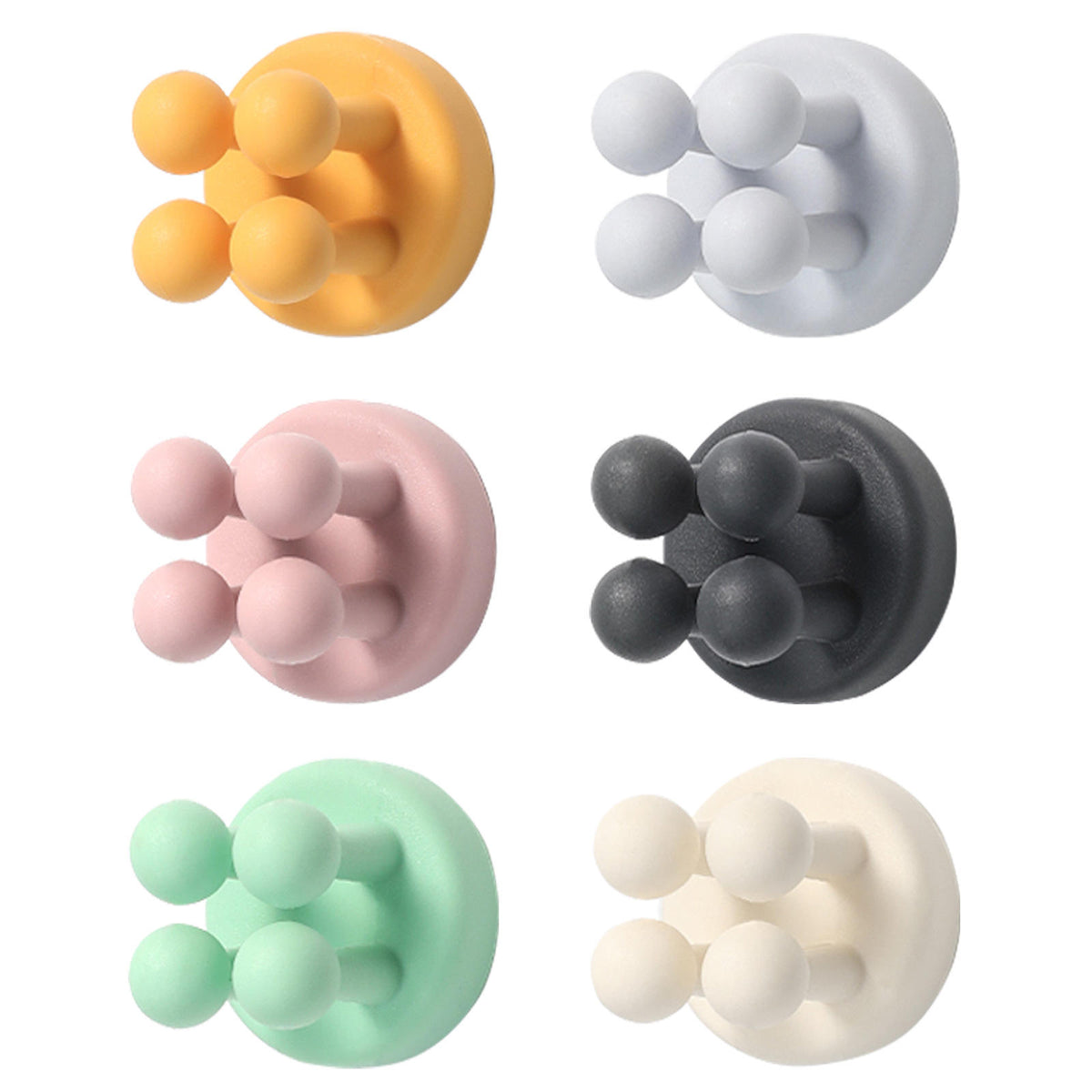 Self-adhesive Silicone Hook Holders