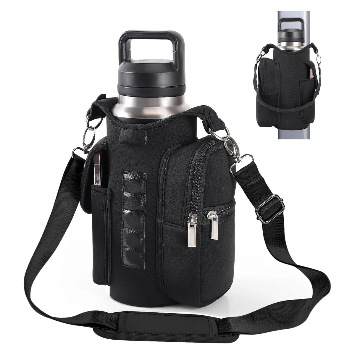 Magnetic Gym & Sports Sling Bag (Without Bottle)