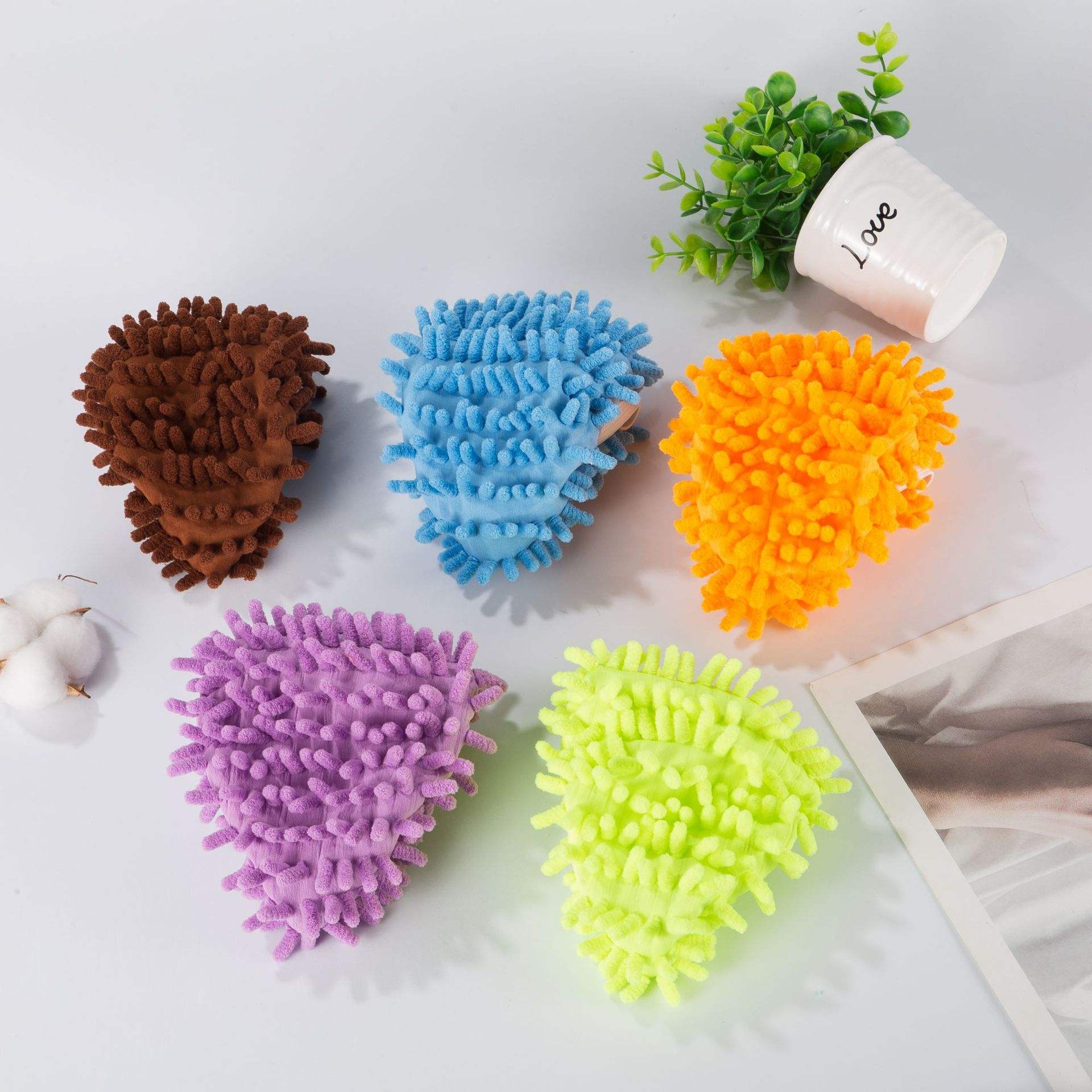 Mop Slippers Shoes 5 Pairs