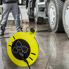 Heavy-Duty Retractable Extension Cord